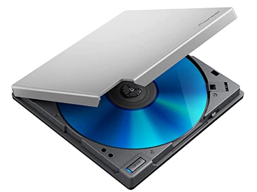 PIONEER External Blu-ray Drive BDR-XD08S USB 3.2 Gen1 (USB Type-C) / 2.0 Slim Portable BD/DVD/CD Writer