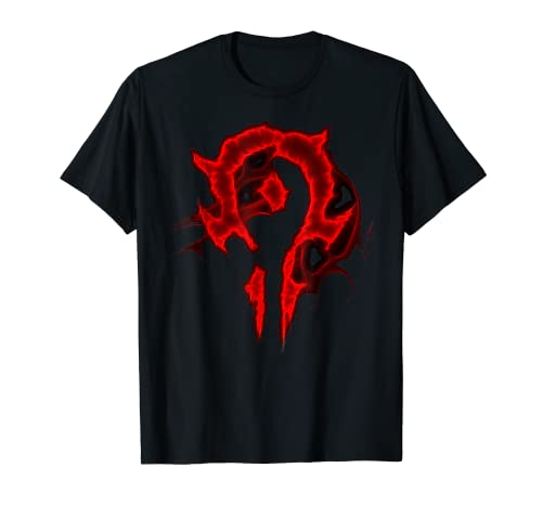 Warcraft + Logo Horde Saturated T-Shirt