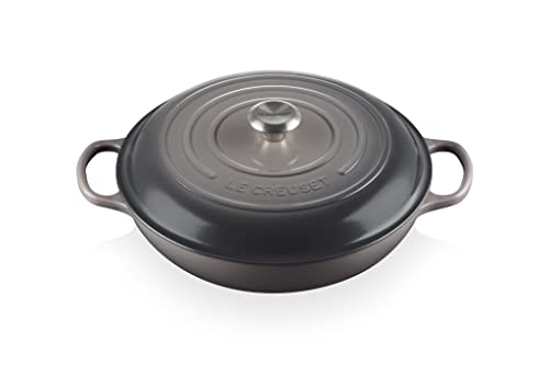 Le Creuset Enameled Cast Iron Signature Braiser, 5 qt. , Oyster