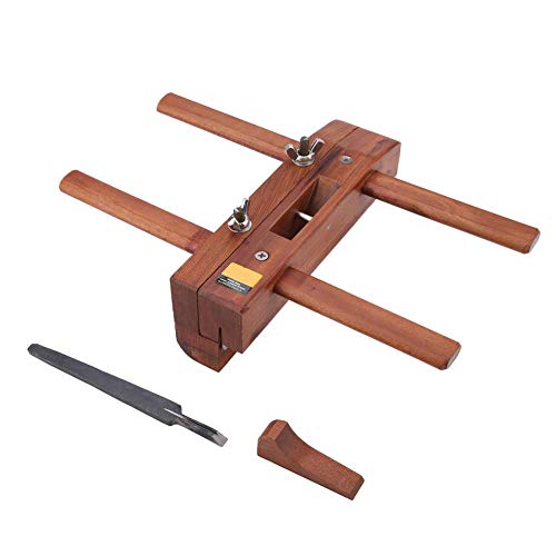 Double Handle Hand Plane,Woodworking Rosewood Hand Plane Kit Furniture Music Instrument DIY Carpenter Plane Hand Tool Wood PlanerHand Planes