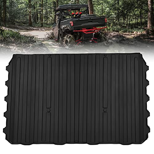 KEMIMOTO Cargo Liner Rubber Bed Mat Compatible with 2018-2023 Polaris Ranger XP 1000/ Crew Custom Fit TPE Cargo Bed Mat Accessories All Weather Protector