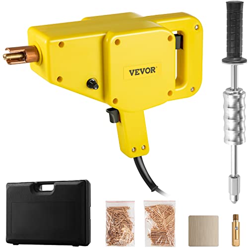 Mophorn Stud Welder Kit, 1600A Stud Welder Dent Repair Kit, 800VA Spot Welder Stud, 110V Welder Stud Kit, Stud Gun Dent Puller Kit with Complete Accessories, Dent Welder Repair for Auto Body Repairing