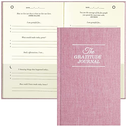 The Gratitude Journal: 5 Minute Journal a Day, Daily Journal with Prompts for Affirmation, Happiness, Mindfulness, Positivity, Wellness, Undated Journal for Women & Men(8.5 * 5.5 inches)