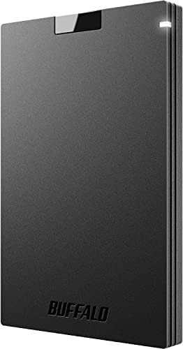 BUFFALO External SSD 2TB - Compatible with PS4 / PS5 / Windows/Mac - USB-C - USB-A - USB 3.2 - External Solid State Drive - SSD-PG2.0U3B