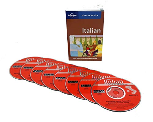 Topics Instant Immersion Learn to Speak Italian Language 8 Audio CD Set with Phrasebook - Listen in Your car