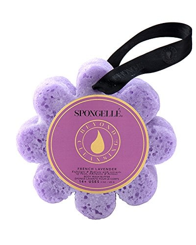 Spongelle Wild Flower 14+ Uses Body Wash Buffer, French Lavender, 4.25" x 1.25"