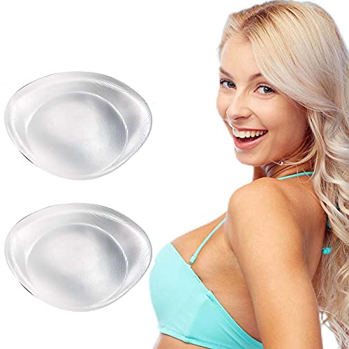 Meddom Silicone Bra Inserts, Gel Breast Pads and Breast Enhancers to Add 2 Cup, Suitable for Bras/Dresses/Swimsuits, Fit for C-FF Cup