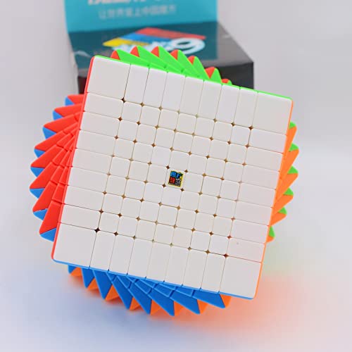Bukefuno MoYu Meilong 9x9 Speed Puzzle Cube 9x9 Magic Cubes Moyu Stickerless Meilong 9x9x9 Cubing Classroom MF9 Speed Toys Cube