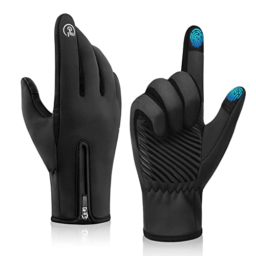 NOLYFY Winter Gloves Men Women,Touchscreen Gloves for Men Cold Weather,Thermal Running Gloves for Women,Anti-Slip Warm Gloves