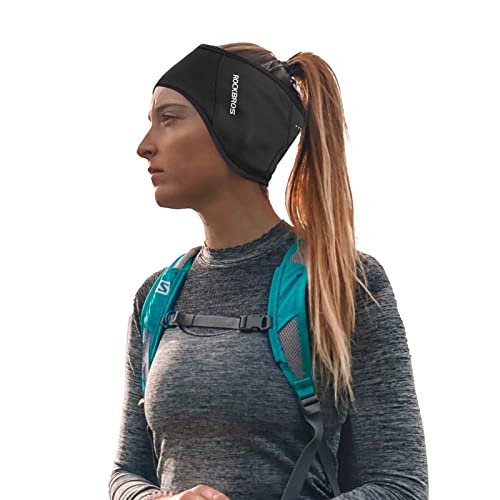 ROCKBROS Fleece Ear Warmers Earmuffs Headband Men Women for Running Skiing Cycling Warm Ear Cover for Winter Cold Weather