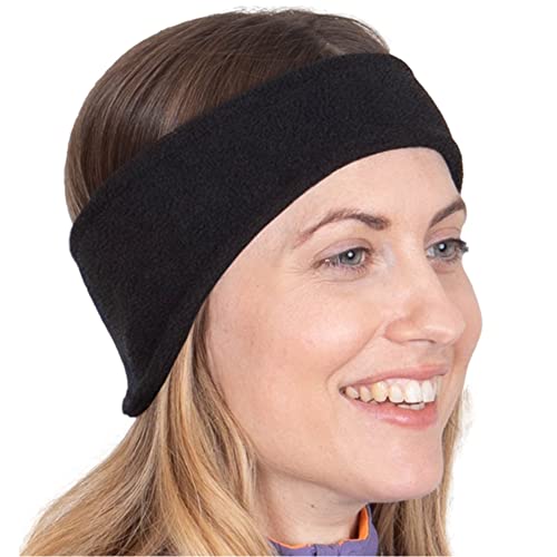 OutdoorEssentials Ear Warmer Headband - Winter Fleece Running Ear Band Covers for Cold Weather - Warm & Cozy Ear Muffs for Cycling & Sports