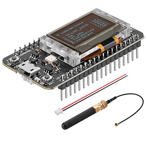 MakerFocus LoRa GPS Module LoRaWAN 868 915mHz Development Board LoRa Kit Ultra Low Power Design CP2102 SX1262 ASR6502 Chip with 0.96 inch OLED Display and Antenna for Ar duino and Intelligent Scene