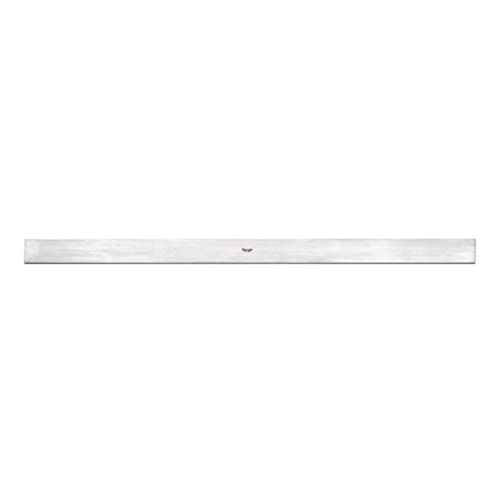 Starrett Steel Straight Edge, Not Beveled or Graduated - 24" (600mm) Length, 11/64" (4.4mm) Thickness, 1-13/32" (36mm) Width,  .0002 per Foot Accuracy - 380-24