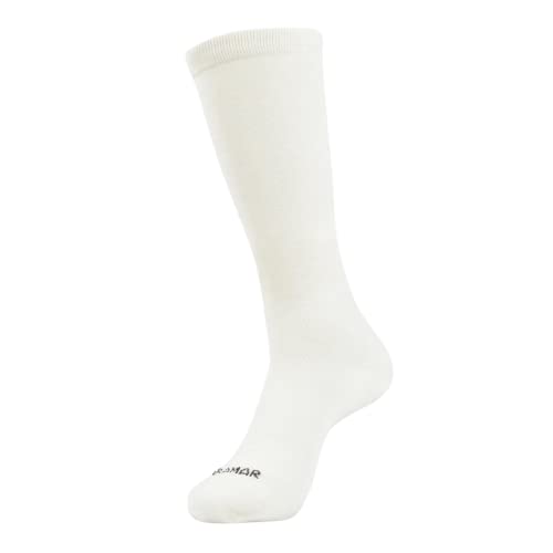 Terramar Men's Thermal Thermasilk Sock Liner, Mid-Calf, Natural, Small/7-9, 1 Pack