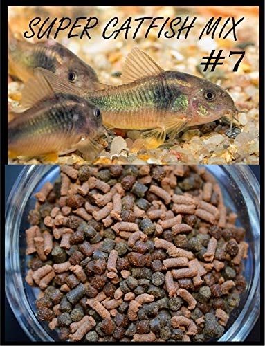 AQUATICBLENDEDFOODS ABF Super Catfish & Bottom Feeder Mix with Soft BITS #7 ABF154 (Variety, 2oz)