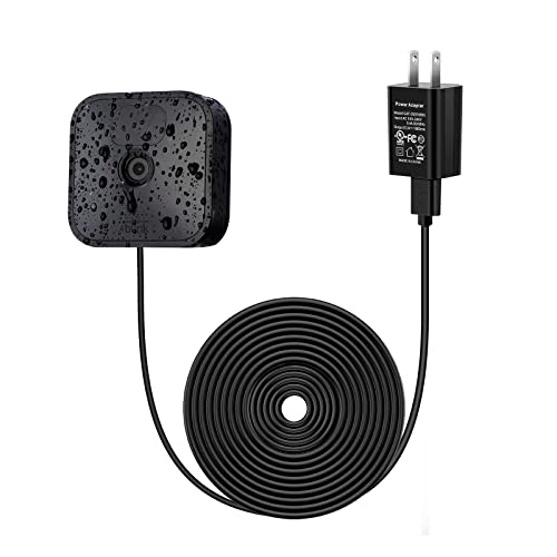 Ayotu 16ft/5m Power Cable for Blink Outdoor/Indoor (3rd Gen) - Wireless & Blink XT2/XT Camera, Waterproof Outdoor Power Adapter with Charging Cord, No Need Change Battery (No Camera), Black