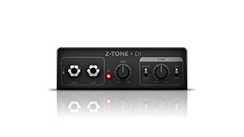 IK Multimedia Z-Tone DI Instrument preamp, Direct Box with Active / Passive Pickups selector, switchable Pure / JFET Channels, and Ground Lift for use as a reamp Box