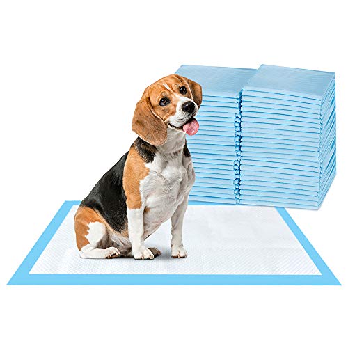 ScratchMe Super-Absorbent Waterproof Dog and Puppy Pet Training Pad, Housebreaking Pet Pad, 40-Count Medium-Size, 23.6X23.6