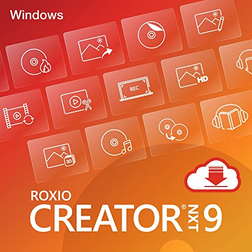 RoxioCreator NXT9|Multimedia Suite and CD/DVD Disc Burning Software [PC Download]