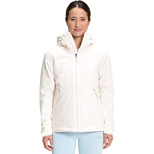 THE NORTH FACE Women's Carto Triclimate Jacket, Gardenia White/Vintage White, Large