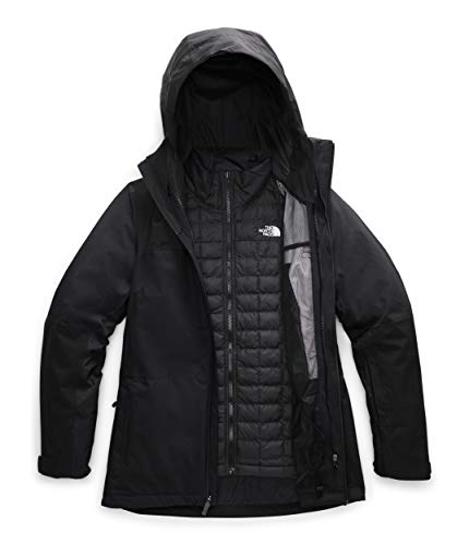 THE NORTH FACE Women's Thermoball Eco Snow Triclimate Jacket, TNF Black, XS