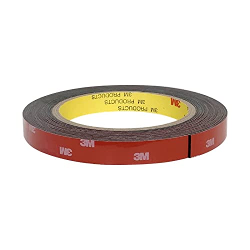 Double Sided Tape Extra Strong, Made of 3M Tape, Heavy Duty Mounting Tape, Waterproof and High Temperature Resistant Foam Tape for Window Fixing, Photo Frames, Mosquito Net, Carpets (1/4 in *15.6 FT)