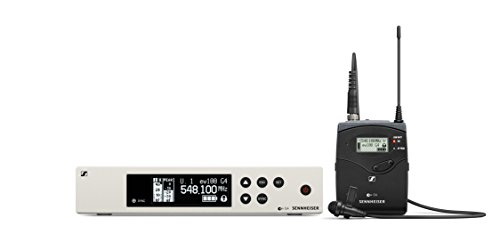 Sennheiser Pro Audio Sennheiser EW 100-ME2 Wireless Omni Lavalier Microphone System-A Band (516-558Mhz), 100 G4-ME2-A