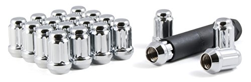 Gorilla Automotive 21133HT Small Diameter Acorn Chrome 5 Lug Kit (12mm x 1.50 Thread Size) Pack Of 20