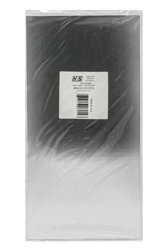 K&S 16254 Tin Sheet, 0.008" Thick x 6" x 12" Long, 1 Piece, Made in The USA