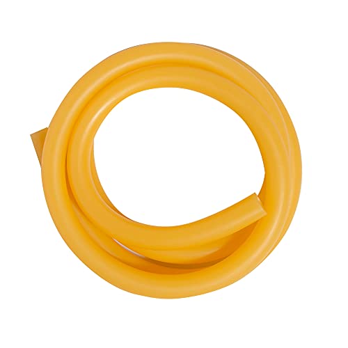 QuQuyi Natural Latex Rubber Tubing 1/2"(12mm)ID x 5/8"(17mm)OD, Tube Air Line Highly Elastic and Strong Speargun Band Slingshot Catapult Tube Rubber Hose Plain Color, 3.3ft Length
