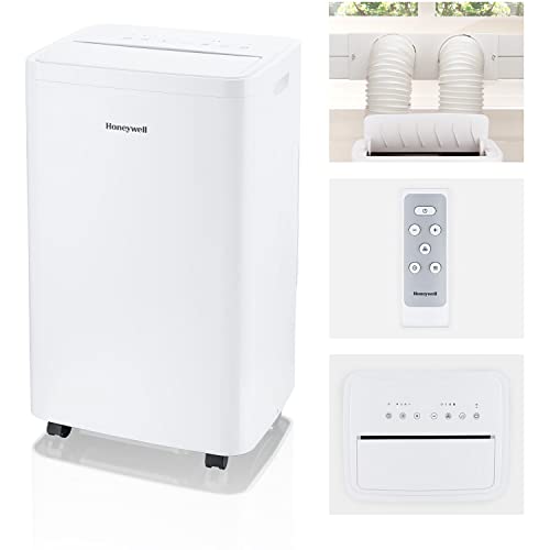 Honeywell 14,500 BTU / 101 Pint Portable Air Conditioner and Dehumidifier, Cools Rooms Up to 700 Sq. Ft, (White)