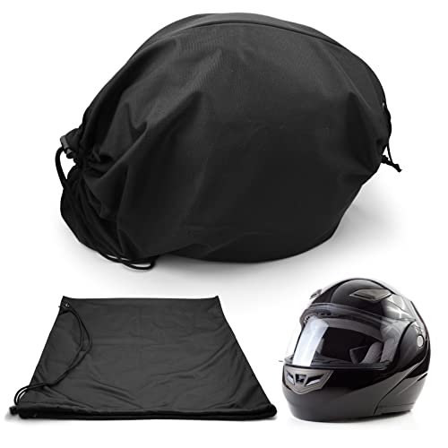 Helmet Bag Motorcycle Helmet Backpack with Drawstring Storage Carrying Bag Full Helmet Bag Cross Body Bag Backpack for Training Motocross Riding Bicycle Sports Hiking Travel Bags Black