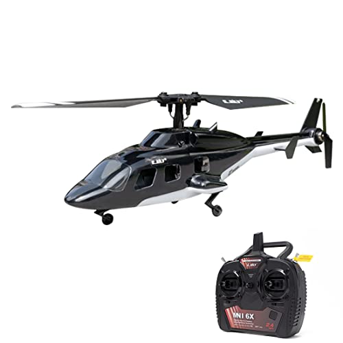 FANUY ESKY F150BL V3 Airwolf RC Helicopter Model with LED Lights, 2.4G 6-axis High-Speed Remote Control Aircraft with 5 Channel for Kids & Adults Indoor Outdoor RC Airplane for Unisex