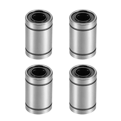 uxcell LM8UU Linear Ball Bearings 8mm Bore 15mm OD 24mm Length for CNC Machine 3D Printer 4pcs