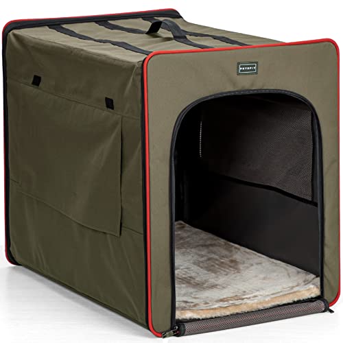 Petsfit Portable Dog Soft Crate for Indoor and Travel, Lightweight Pet Kennel