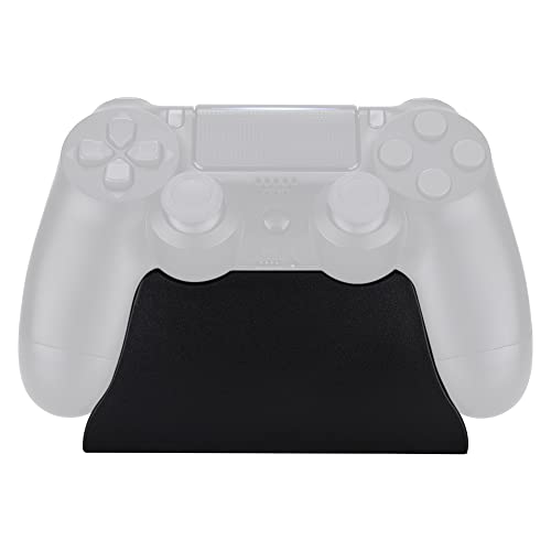 eXtremeRate Solid Black Controller Display Stand for PS4 All Model Controllers, Gamepad Accessories Desk Holder for PS4 Slim Pro Controller with Rubber Pads - Controller NOT Included