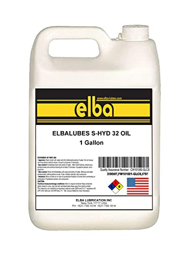 ELBALUBES S-HYD 32 | Hydraulic Oil 32 | AW 32 | ISO VG 32 | Hydraulic Oil 32(1 Gallon)