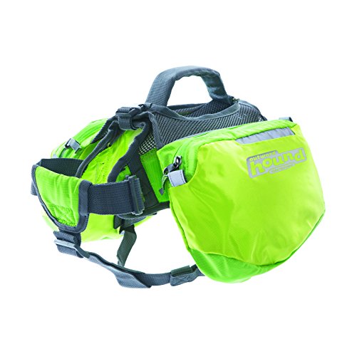 Outward Hound Kyjen 22014 Quick Release Backpack Saddlebag Style Dog Backpack, Extra Large, Green
