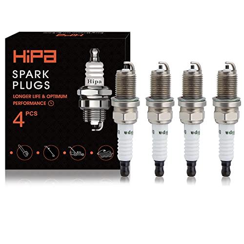 Hipa RC 12YC Spark Plug Replace for Champion RC12YC NGK BK5ES Briggs & Stratton 491055 491055S 491055T Kohler 12 132 02 (4 Pack)