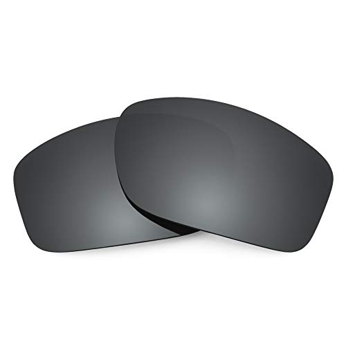 Revant Replacement Lenses Compatible With Oakley Valve, Polarized, Black Chrome MirrorShield