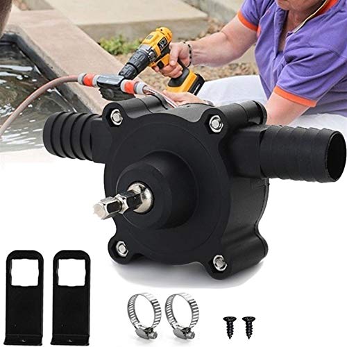 JapanAmStore Portable Household Water Pump Self-Priming Electric Drill DC Pump for House Garden Outdoor Camping