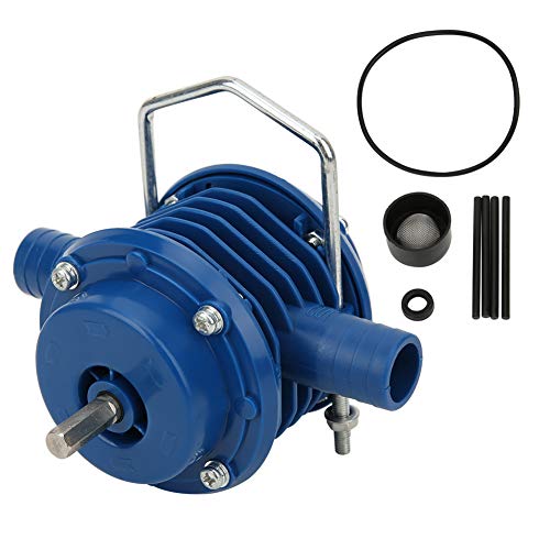 Mini Self Priming Pump, Portable Plastics Hand Electric Drill Water Pump, Self Priming Water Pump, Heavy Duty Electric Centrifugal Pump for Transfer Oil Fluids Diesel Kerosene,Garden Electric