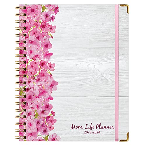 The Mom Life Planner June 2023 Through July 2024 by Global Printed Products - Includes Record Keeping Pages, Budget and Meal Planner, and Habit Tracker - 3 Styles Available
