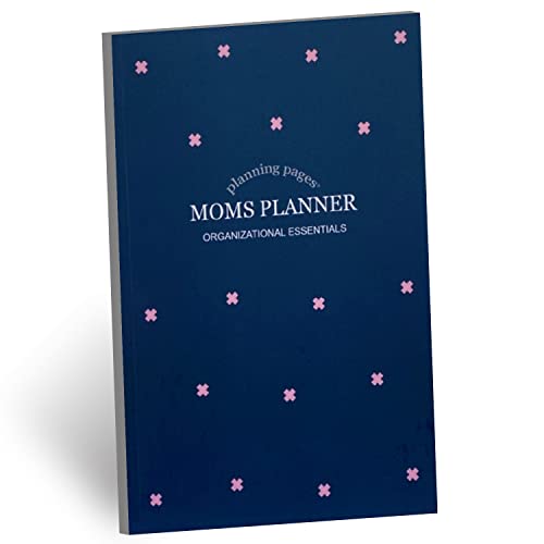 Mom's Planner- Monthly/Weekly Undated Pages, Agenda, To-Do's, Meal Plan, Goals, Time Management by Kahootie Co (Navy Soft Cover)