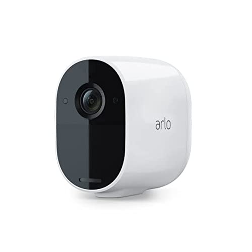 Arlo Essential Wire Free (No Spotlight) 1 Pack Wireless Security Sys, 1080p Video, Indoor/Outdoor Camera, Night Vision, Surveillance, 2 Way Audio, Weather Resistant VMC2020 (Renewed)