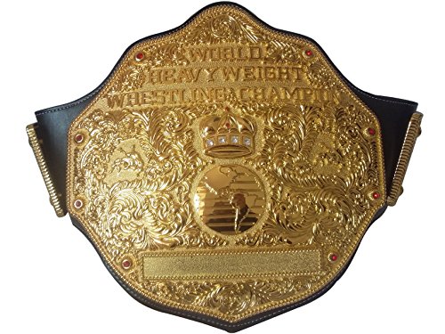 Fandu Belts Adult Replica Big Gold Wrestling Championship Belt Title The Best Gift to your Greatest Daddy