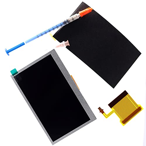 Deal4GO (500 Brightness) 4.3" 480x272 IPS Screen Mod kit LCD Backlight with Flex Cable Lenses Bubble Wrap replacement for PSP 1000 1K 1001