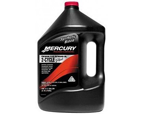 MERCURY Genuine Premium Plus 2-Stroke Synthetic Blend Oil Gal - 858027K01