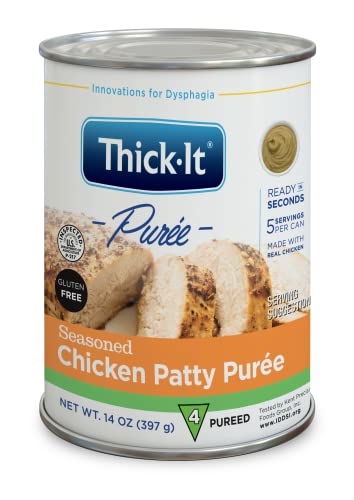 Thick-It Puree Food, Seasoned Chicken, 14 Ounce (Pack of 12)