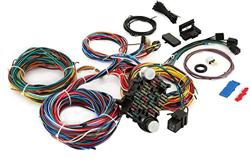VEVOR 21 Circuit Wiring Harness Kit Long Wires Wiring Harness 21 standard Color Wiring Harness Kit